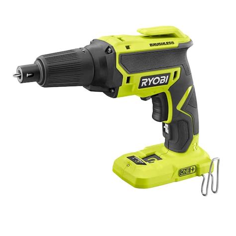 Control your depth of drive with an adjustable knob for improved accuracy throughout various materials. . Ryobi screw gun
